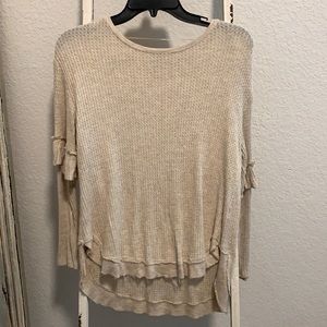Long Sleeve Cream Shirt
